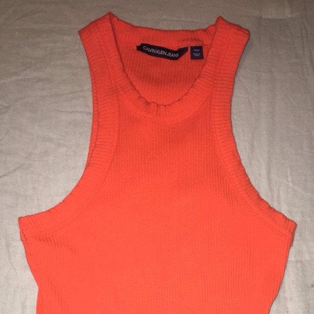 Calvin Klein High Neck Tank Top